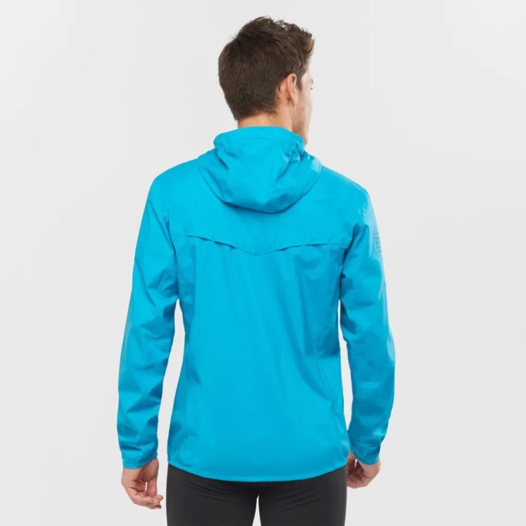 Turquoise Salomon Bonatti 2.5 L Waterproof Men's Shell Jackets | PH 64870R